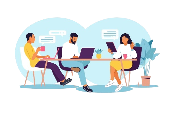 People working with Silky Breeze